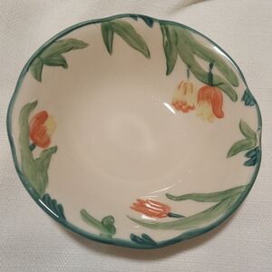 Franciscan Vintage Tulip Pattern Made in England Set of 3 Cereal Bowls